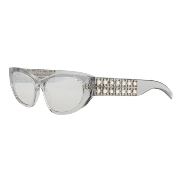 Givenchy Womens Cat Eye Grey Grey Silver Fashion Designer Eyewear - Picture 1 of 4